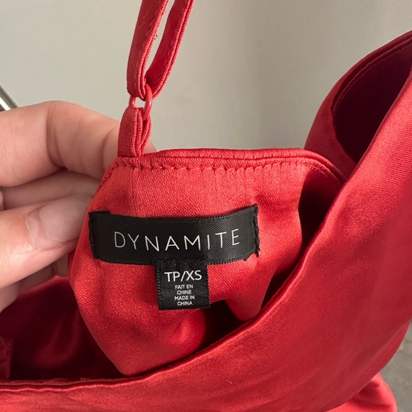 Dynamite Vibrant Red Dress - Picture 2 of 3